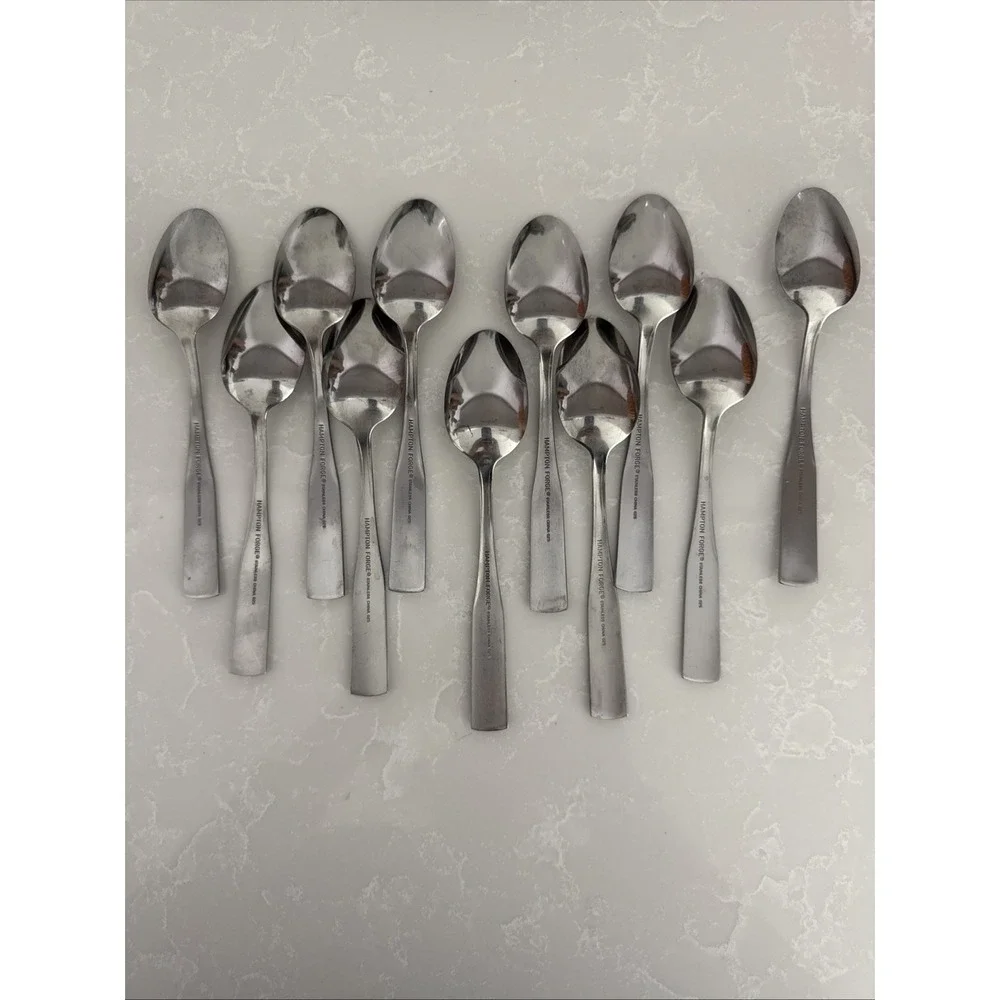 Hampton‎ Forge Bristol Satin Finish Deco Flatware Set 62Pieces Fork Knives Spoon